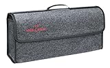 La práctica bolsa para el coche está fabricada con material de fieltro de aguja de alta calidad, robusto y que repele la suciedad.