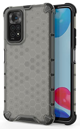 Image of Glasgow Back Case Cover Designed for Mi Redmi Note 11 / 11s - Black