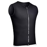 Realon Wetsuits Top Jacket Vest Mens Women 2mm Neoprene Long Sleeve/3mm Sleeveless Shirt Front Zip...