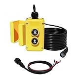 Pumplus 3 Wire Dump Trailer Remote Control Switch for 12V DC Single Acting Hydraulic Pump Power Supply Unit Dump Trailer Fit for Lift Unloading