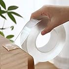 SZONZ Nano Double Sided Tape Heavy Duty - Multipurpose Removable Traceless Mounting Adhesive Tape for Walls Washable Reusable Strong Sticky Strips Gel Grip Tape,double sided tape,silicone tape,transparent tape