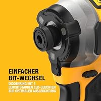 DEWALT 18 Volt Akku-Schlagschrauber (1/4“) (bürstenloser Motor, für schwere Schraubarbeiten, Dreh- und Schlagzahl sowie Drehmoment über 3 Stufen einstellbar, ohne Akku und Ladegerät), DCF850N-XJ – Ansicht 8