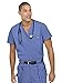 Landau 7594 Men's Vented Scrub Top Ceil Blue 4X-Large