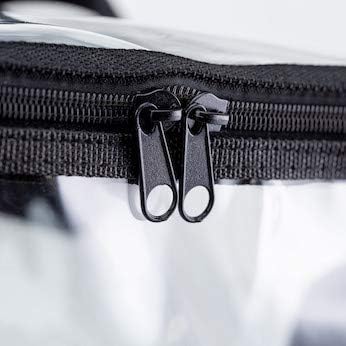 Large Clear Lunch Bags For Work See Through Plastic Lunch Box with Adjustable Strap and Front Storage Compartment Transparent Lunch Bags For Men and Women - Image 6