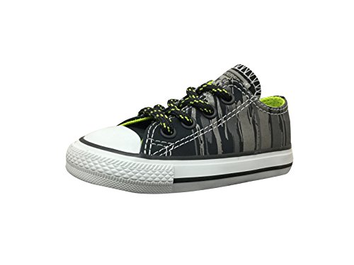 Converse Chuck Taylor All Star Ox Black/Bold Lime (Toddler) (4 Toddler M)2