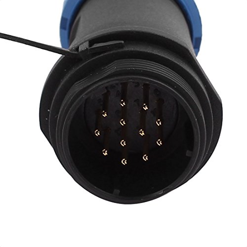 Conector impermeable de cable Aexit SP2111/P 12 pines miniatura 3