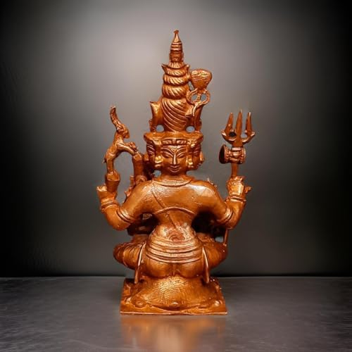 Image of Panchamukha Shiva Murti Copper Idol - 4 in - Pack of 1