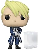 POP Full Metal Alchemist Brotherhood - Figura de vinilo Funko de Riza Hawkeye (incluye funda protectora de caja compatible), multicolor, 3.75 pulgadas