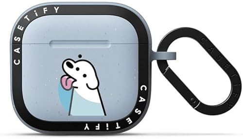 Miniatura 11 de CASETiFY Bounce - Funda para AirPods (4.ª generación) con anillo [probada contra caídas de grado militar, protección contra caídas de 6.6 Carbón -