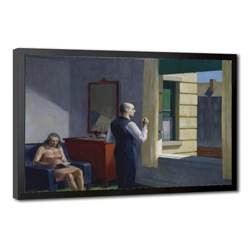 Impression sur toile Hotel by A Railroad d'Edward pour s'évader depuis votre bureau