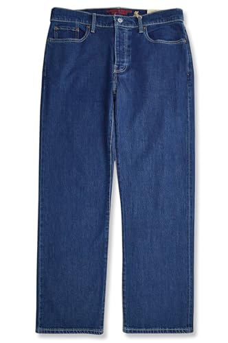 Lucky Brand Mens 363 Vintage Straight Selvedged Denim Cotton Jeans,