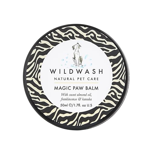 WildWash Magic Paw Balm 50ml - Super Conditioning Paw Treatment For Cracked, Dry and Rough Paws, Nails, Dry Noses, and Calloused Elbows - Natural, Sulphate and Paraben-Free for Sensitive Skin