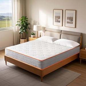 10 Inch Hybrid Mattress, Twin Size,...