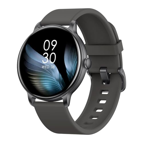 Reloj Inteligente Hombre Mujer, 1.43'' Smartwatch con Llamadas Bluetooth, 130+ Modo Deportivos Pulsera Actividad con Pulsómetro/Monitor de Sueño, Impermeable IP68 Smart Watch para Android/iOS