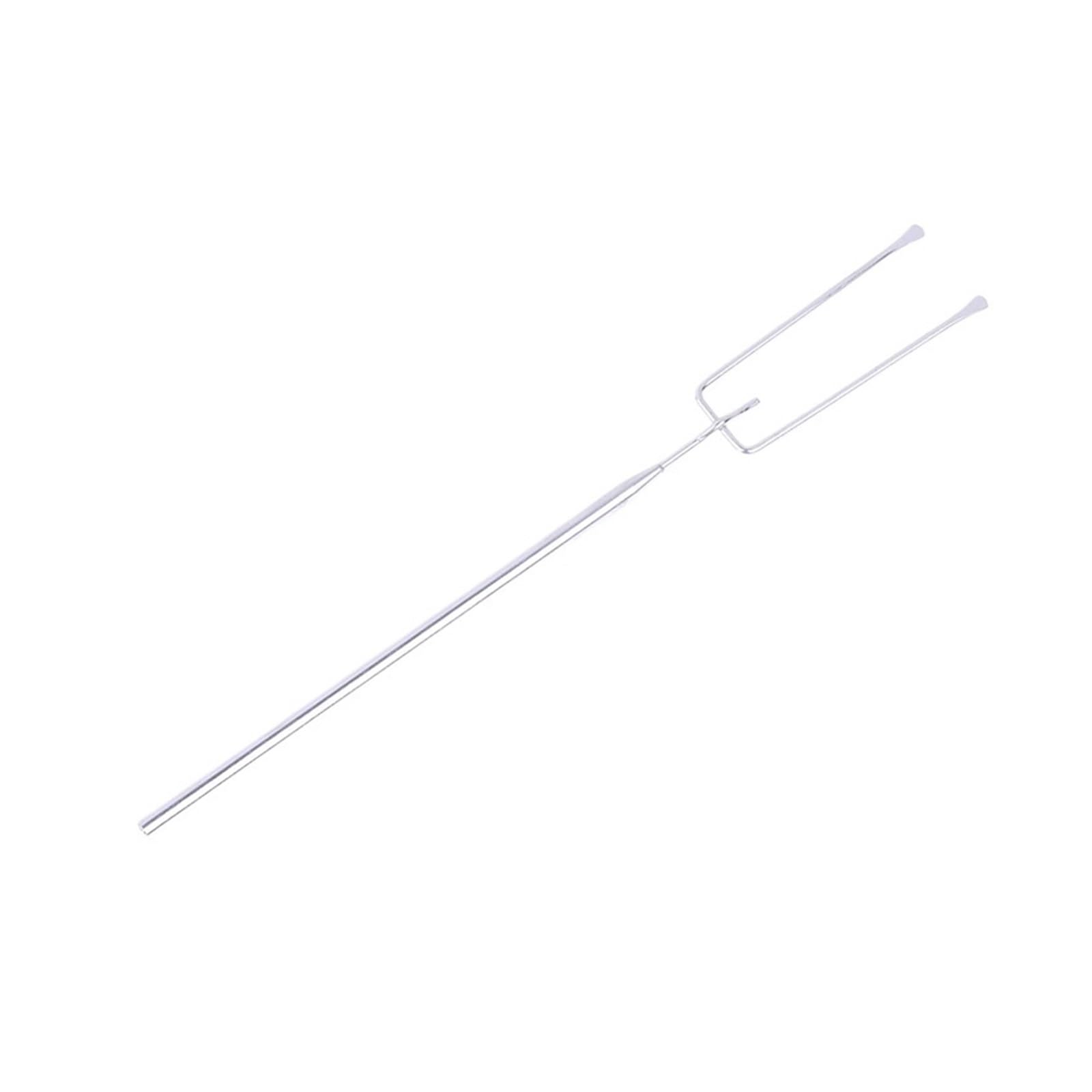Wzptlkibad Green Cheese Fondue Fork, Long Handle Stainless Steel Dipping Tool