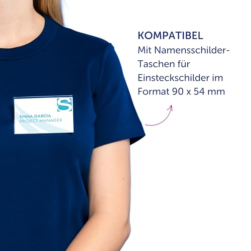 Avery L4727-20 Namensschild-Einsteckschilder 54 x 90 mm