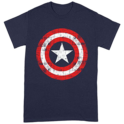 Marvel PCMerch T-Shirt Captain America Cracked Shield Size M shirts