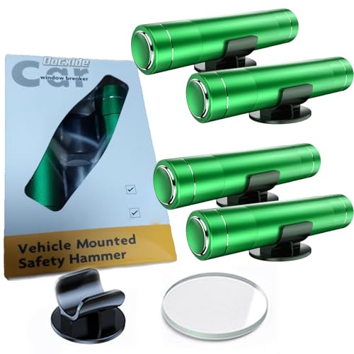 Docxide Safe Life Hammer Car Escape Tool and Seatbelt Cutter (4PCS-D)