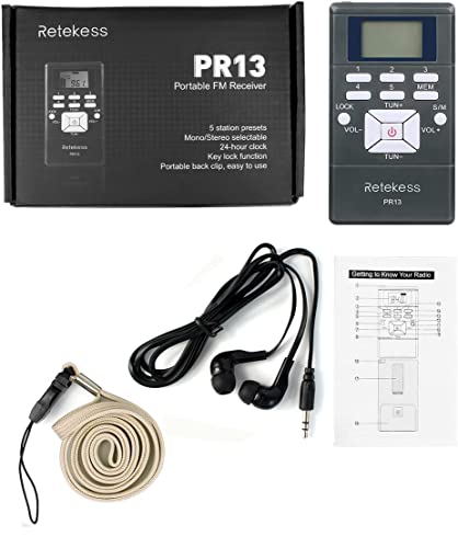 Retekess FY4430A-FY4305A10 Church Translation System With 1 Tr503 Fm Transmitter Headset And 10 Pr13 Fm Radio Receivers, Fm Listening System For Factory Museum School thumb #6