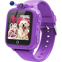 Awatty Kids Smart Watch for Boys Girls, Fashion Smartwatches for 5-12 Year Olds Children, Birthday Gift Toy for Kids, Digital Watch with 14 Puzzle Games and 90° Rotating Camera