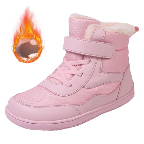 Du𝐜k Boots for Boys Girls Waterproof Barefoot F𝐮r Lined Boot Non-slip Outdoor Ankle Wide Toe Box Slip Drop Boots