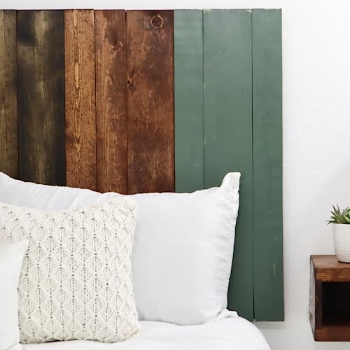 Barn Walls Forest Path Mix Headboard King Size, Hanger Style, Handcrafted. Mounts on Wall. Easy Installation