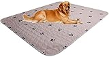 SincoPet Washable Dog Pee Pads with Puppy Grooming Gloves,Puppy Pads,Reusable Pet Training...