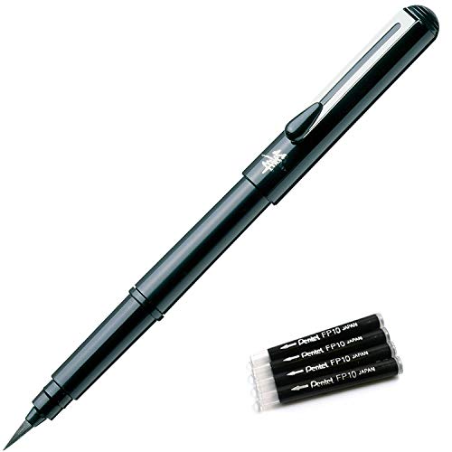 Pentel Arts lot de 2 recharges pour stylo de poche pointe moyenne pack de 4 sets