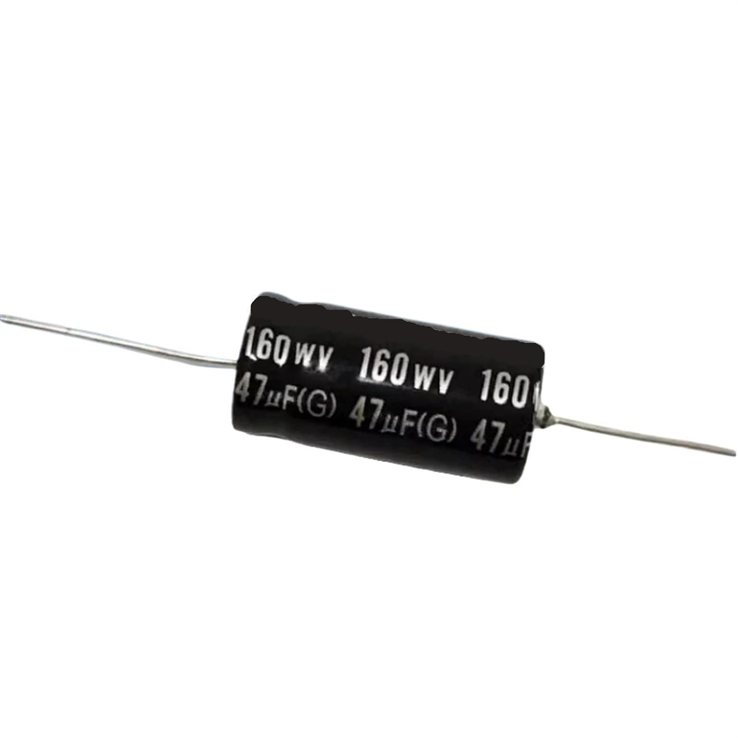 5PCS Amplifier Capacitor Horizontal axial Polarized Aluminum electrolytic Capacitor 160v 47uf 13X26mm