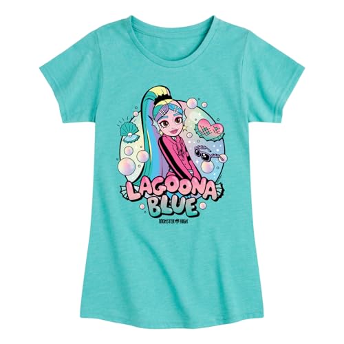 Monster High - Lagoona Blue - Toddler & Youth Girls Short Sleeve Graphic T-Shirt