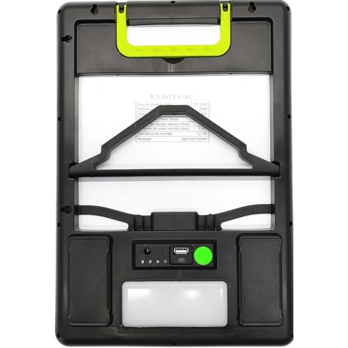 Painel Gerador Solar Multifuncional 20W Energia Solar Portátil Carregamento de Dispositivos e Ilumin