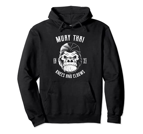Muay Thai Gorilla Thai Boxing y Kickboxing Sudadera con Capucha