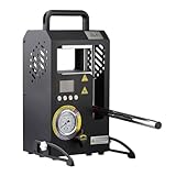 5T Hydraulic Heat Press Machine with 5Tons Dual Heating Plates 4.1x4.7 Inches Manual Heat Press Machine with Temperature Controller LCD Screen