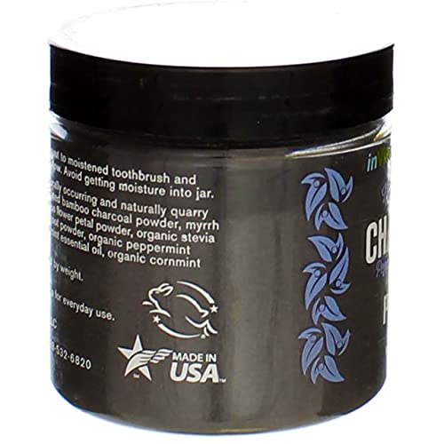 Image of Whitening Tooth Powder with Activated Charcoal for Teeth and Gums (Cool Peppermint) - Safe on Enamel, Detoxifying, Plant-Based and Cruelty Free