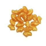 Eyourlife 20 pcs Soft Nail Caps for Cat Pet Claw Control Paws Off + Adhesive Glue,Size M,Gold Glitter