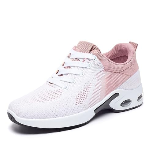 oliwex Zapatos para Mujer Tenis para Mujeres, Lightweight Women's Athletic Shoes, Breathable Sneakers for Gym, Walking, Work (Pink,6)