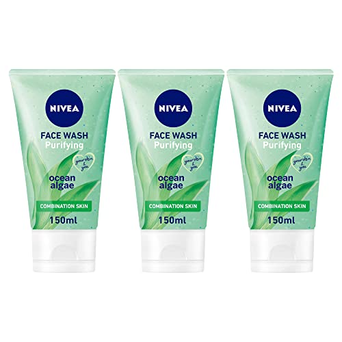 NIVEA Purifying Cleansing Face Wash Combination Skin (Pack of 3 150ml)