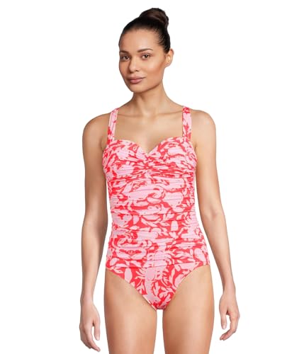 Lilly Pulitzer, Womens, Solaria One-Piece, Cane Coral Crab Collab, 8