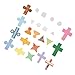 Hztyyier Geometric Solids with Removable Lids for Shape Analysis and Comparison, Set of 8 Clear for Math Education