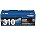 Brother Genuine Standard Yield Toner Cartridge, TN310BK, Replacement Black Toner, Page Yield Up To 2,500 Pages, TN310