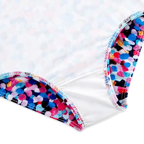 Image of Girls Swimsuit One Piece Bathing Suit with Adjustable Straps Cute Little Kids Swimming Suits Beach Swimwear 4T-12