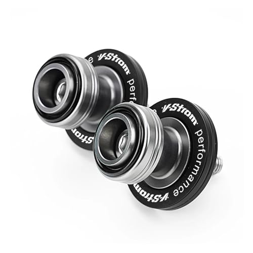 Carretes basculante M8 V-Strom 800DE y 1050 de aluminio con deslizadores anticaída negros M8