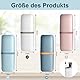 SPOKKI 4 Stück Zahnbürsten Etui, Zahnputzbecher, Reisezubehör, Zahnbürste Reiseetui, Zahnbürsten Aufbewahrung, Ideal Für Zu Hause, Auf Reisen Und Unterwegs