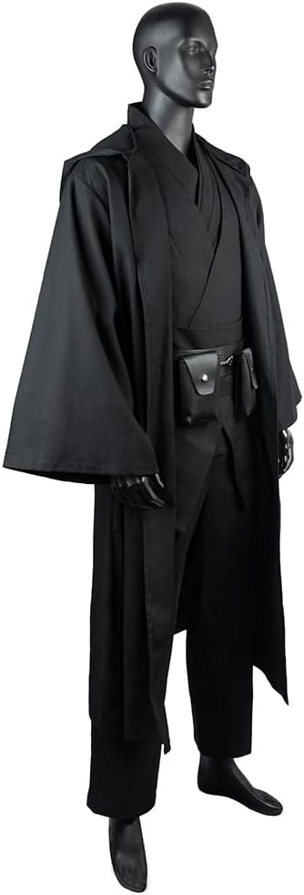 Horizoncos Men's Costume Robe Adult Male Tunic Costume Hooded Uniform Full Set Halloween Cosplay Cloak - Image 3