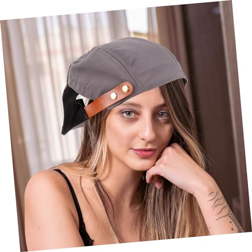 Casquettes de travail polyester coton vertes pour éviter la sueur - 7