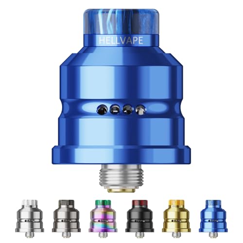 dq^oR Ag}CU[ Hellvape Dead Rabbit Mini RDA w׃Cv fbhrbg ~j RDA ^N RDLΉ a20mmE22mm VAPE tank r[eB[Ot jR`t[ LbhȂ (Blue