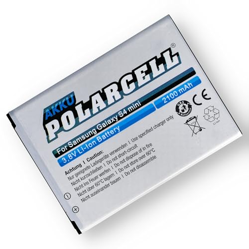 Batterie pour Samsung Galaxy S4 Mini GT-I9190/GT-I9195 (EB-B500BE/EB-B500BU) PolarCell – NFC Edition