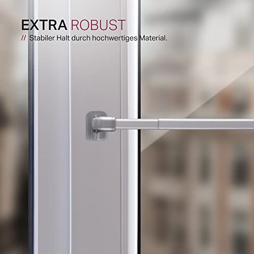 Aste per tenda, confezione da 2, Acciaio INOX