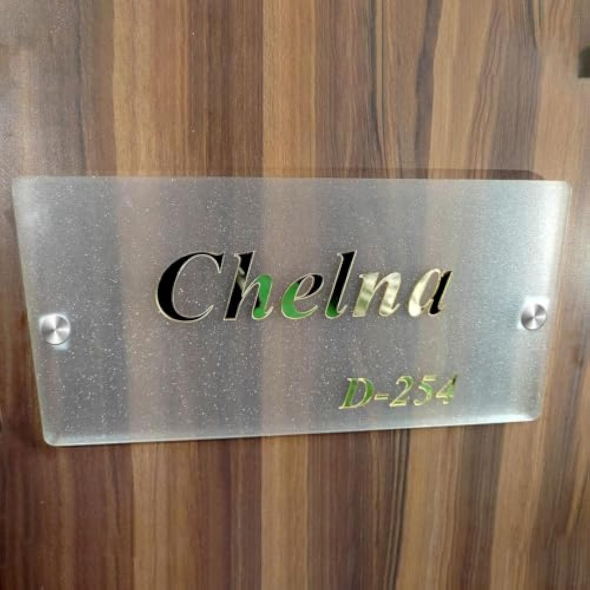 Customized Frosted Acrylic Name Plate