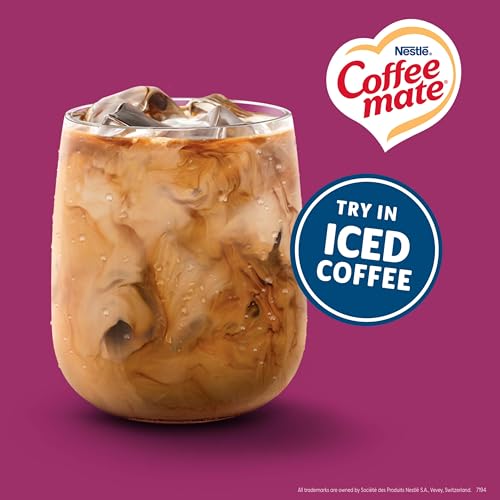 Image of Nestle Coffee mate Coffee Creamer, Salted Caramel Chocolate, Liquid Creamer Singles, Non Dairy, No Refrigeration, 0.375 fl oz Tubs (Pack of 200)